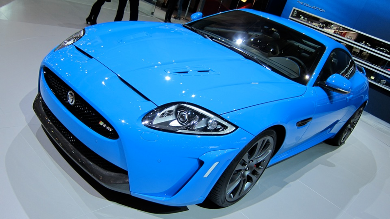 Illustration for article titled The XKR-S is the bluest Jaguar... in the world